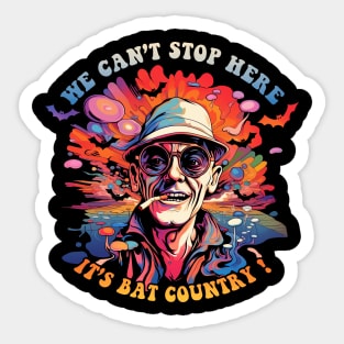 Bat Country Sticker